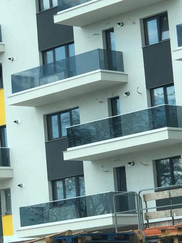 Balustrada sticla laminat securizată